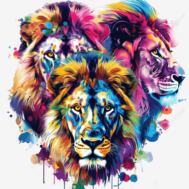 Color Lions Lion King Lion Animal PNG Transparent Image And Clipart 