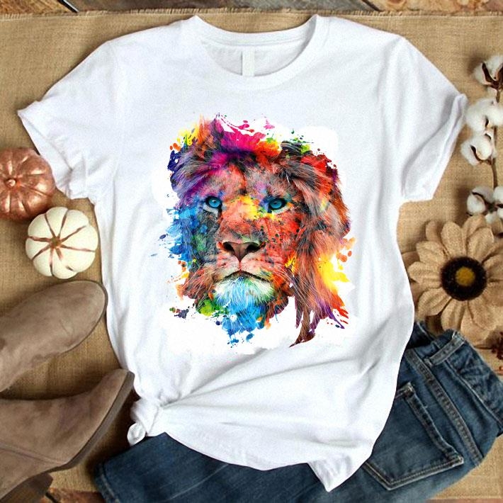 colorful lion shirt