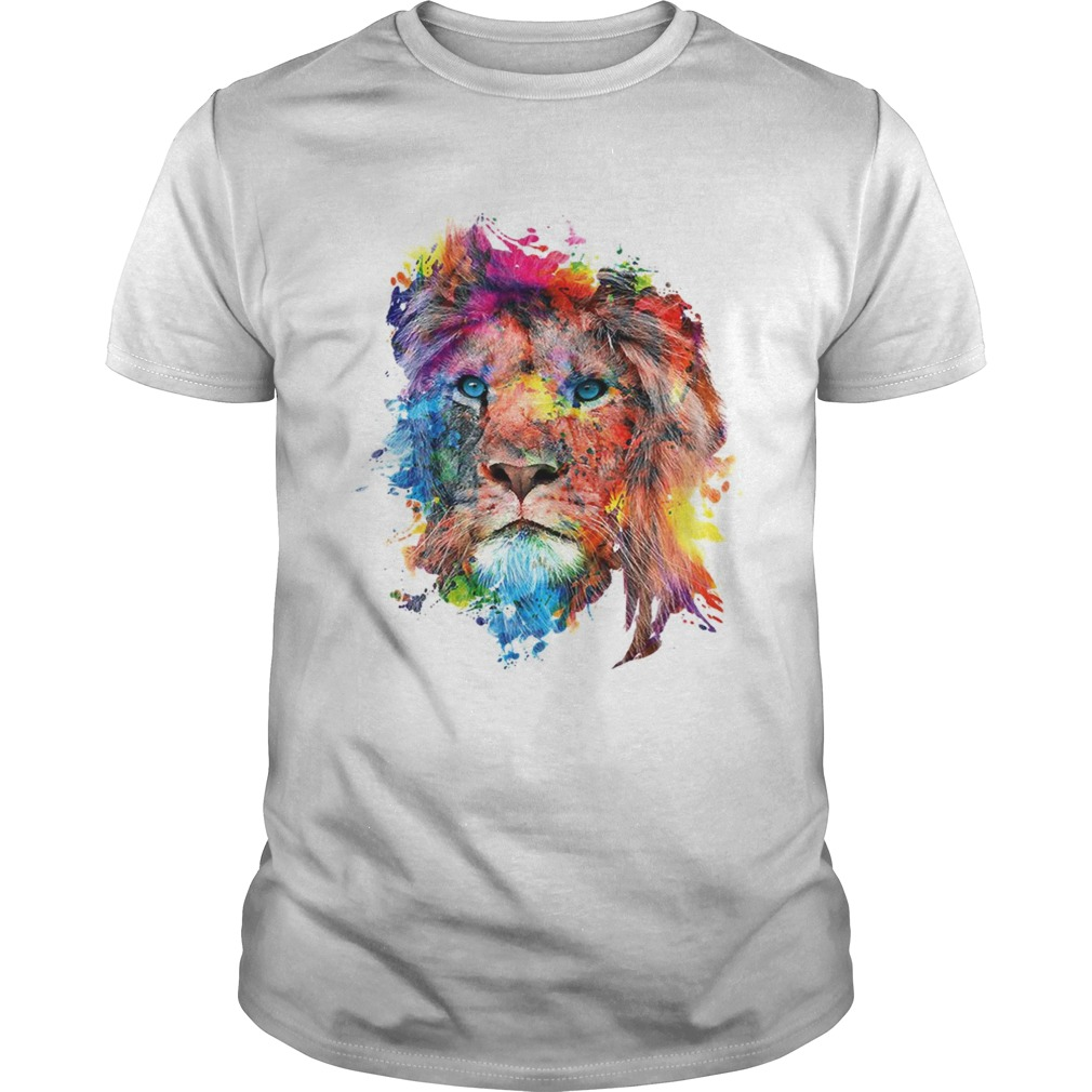 Colorful Lion Shirt Trend Tee Shirts Store