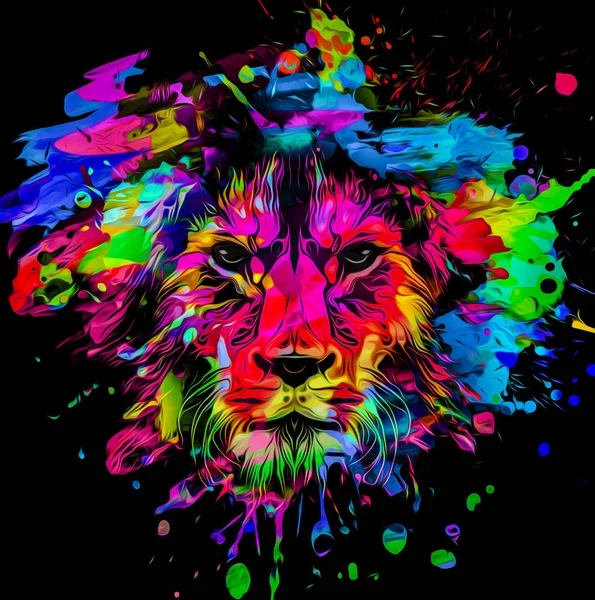 Colorful Lion Stock Photos Royalty Free Colorful Lion Images 