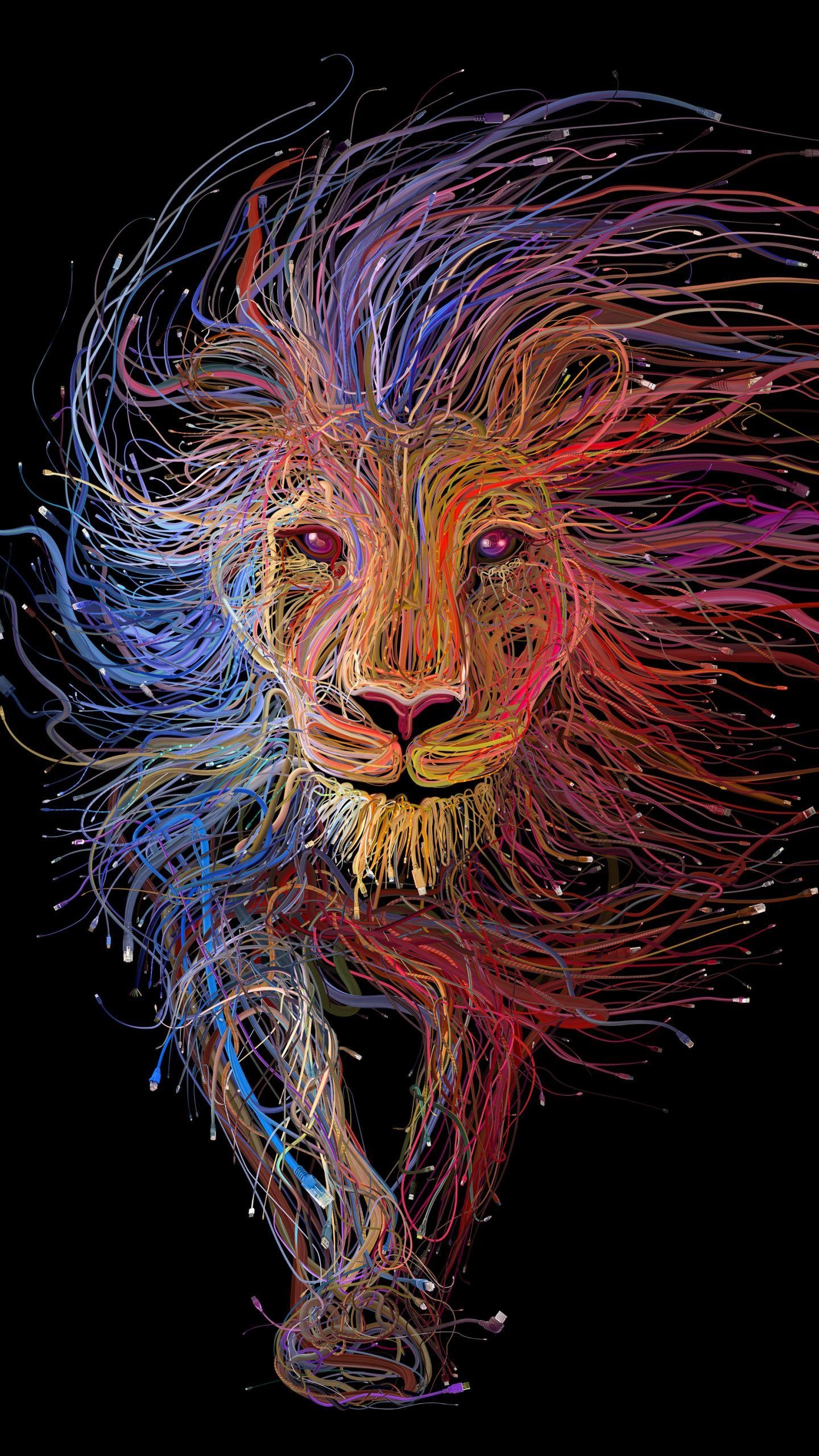 Colorful Lion Wallpapers Top Free Colorful Lion Backgrounds 