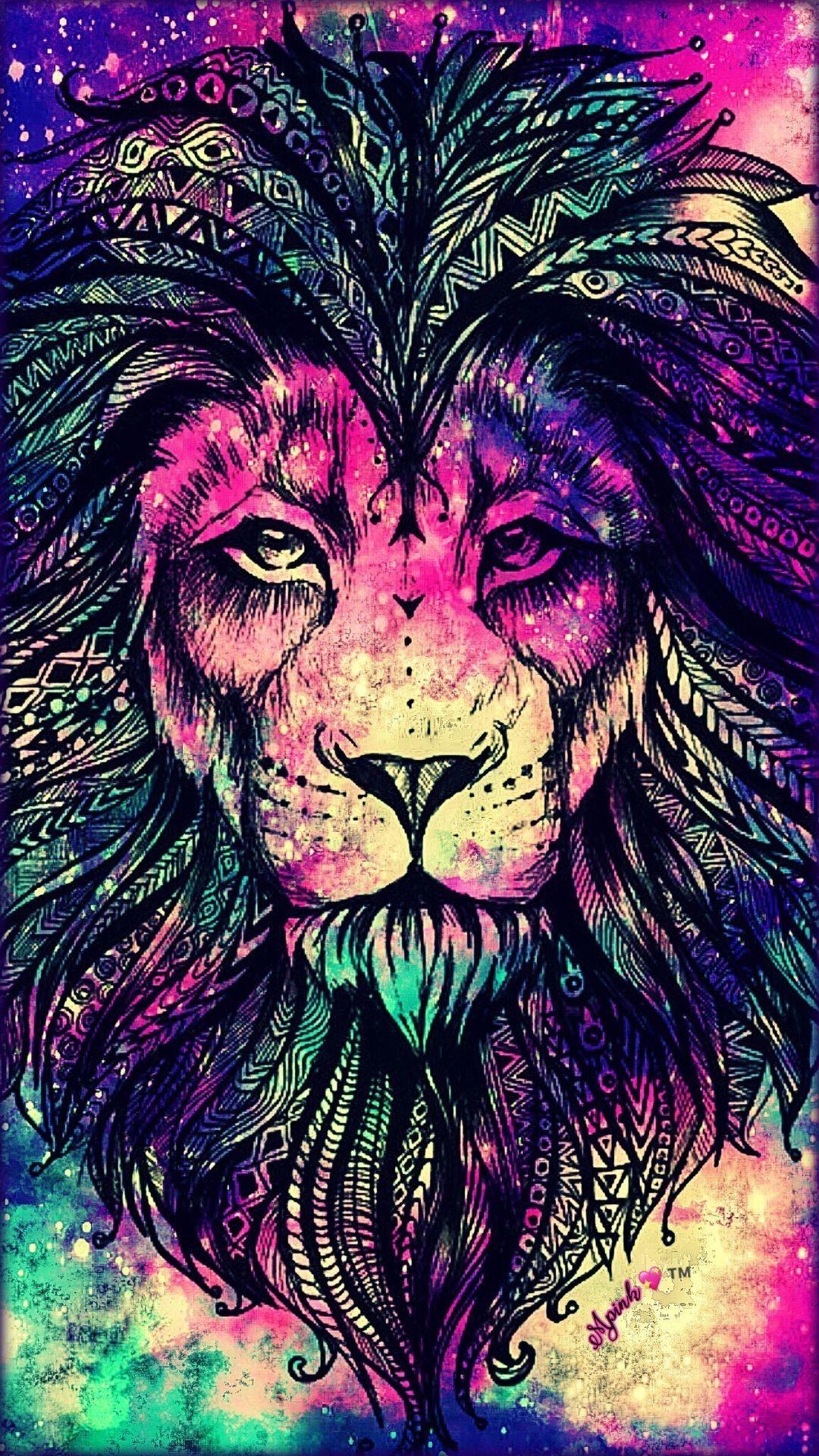 Colorful Lion Wallpapers Top Free Colorful Lion Backgrounds 
