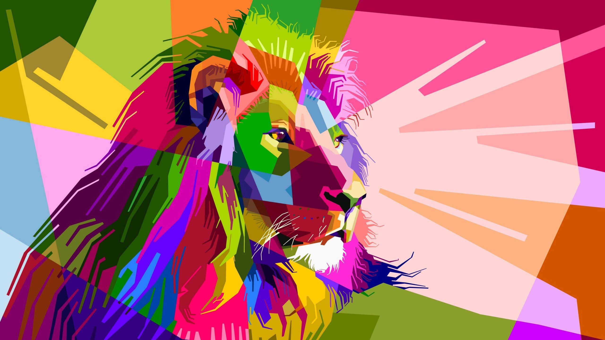 Colorful Lion Wallpapers Top Free Colorful Lion Backgrounds 