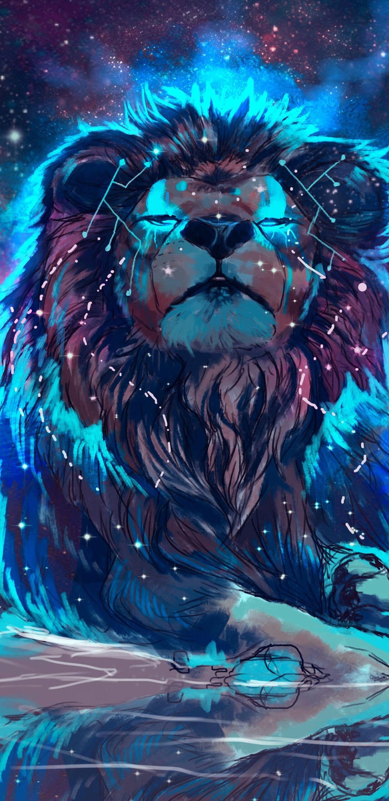 Colorful Lion Wallpapers Top Free Colorful Lion Backgrounds 