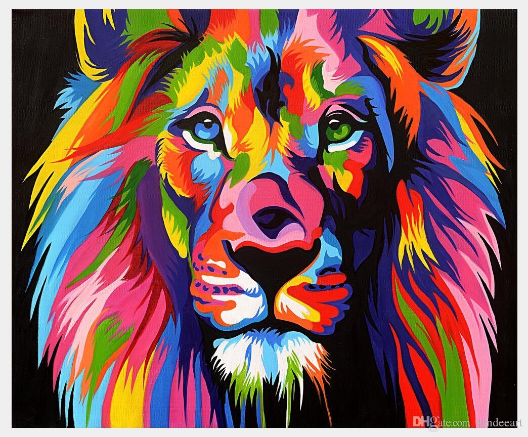 Colorful Lion Wallpapers Wallpaper Cave
