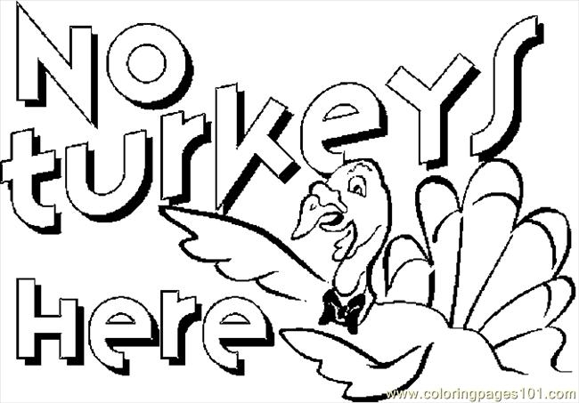 printable coloring pictures of turkeys