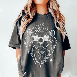 Comfort Colors Lions Shirt Lions Mascot Shirt Unisex Tee Game Day 