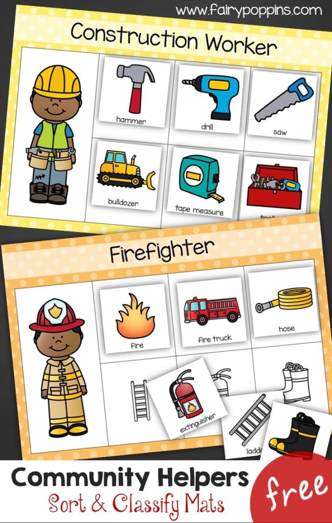Community Helper Printables For Kids