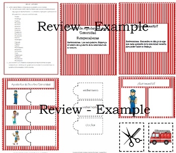 Community Helpers File Folder Games By Mrs Zepeda TpT