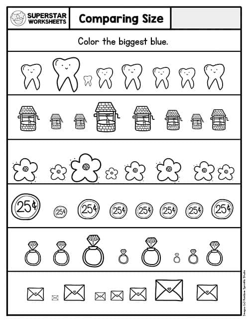 Compare Numbers Worksheet Kindergarten