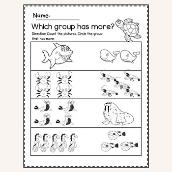 Comparing Numbers 0 5 Numbers 0 5 Worksheets By The Rabbit Studio