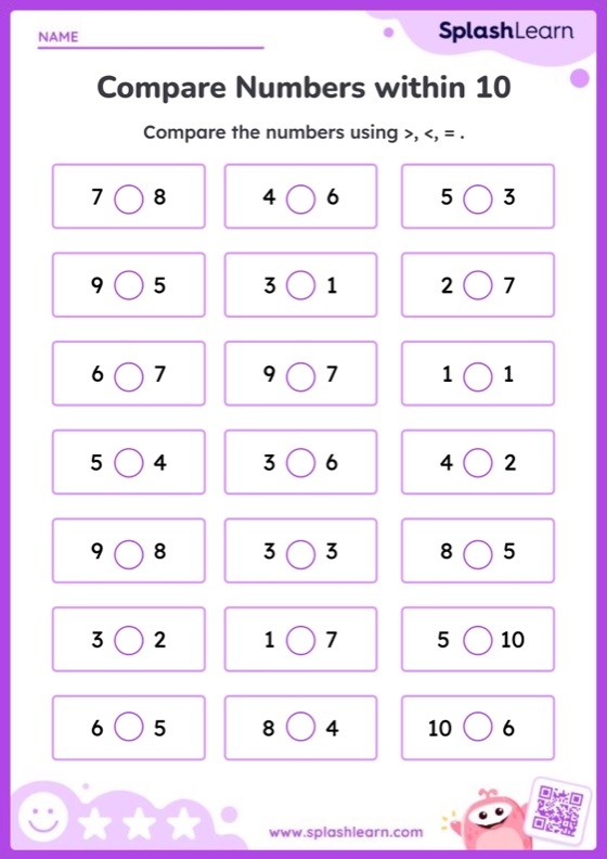 Comparing Numbers Activities Resources For Kindergarten 