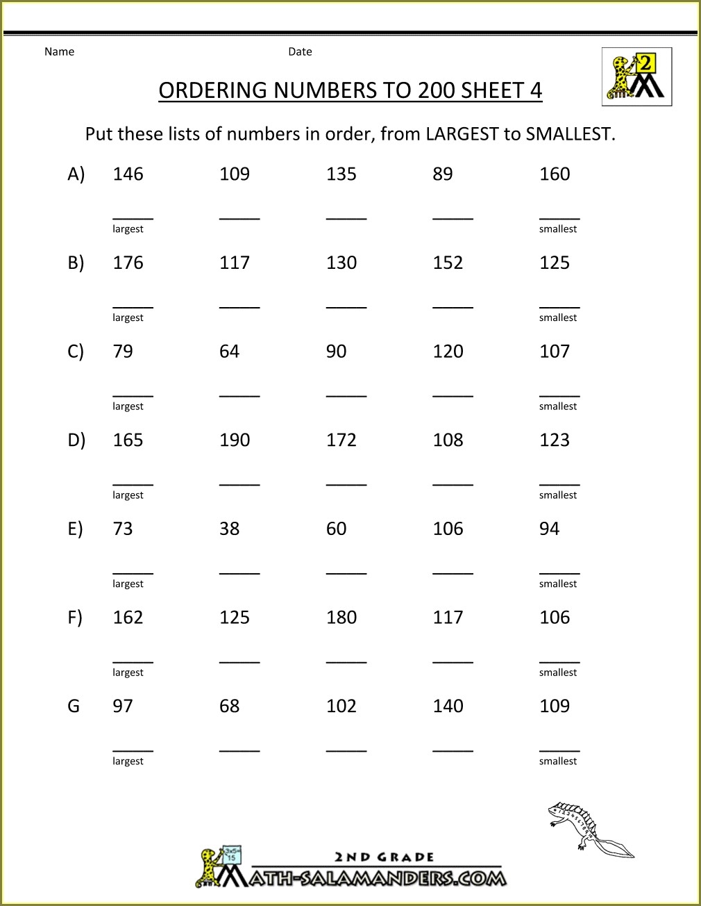 Comparing Real Numbers Worksheet Printable And Enjoyable Learning