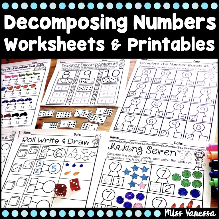 Composing And Decomposing Numbers To 10 Worksheets Made By Teachers 
