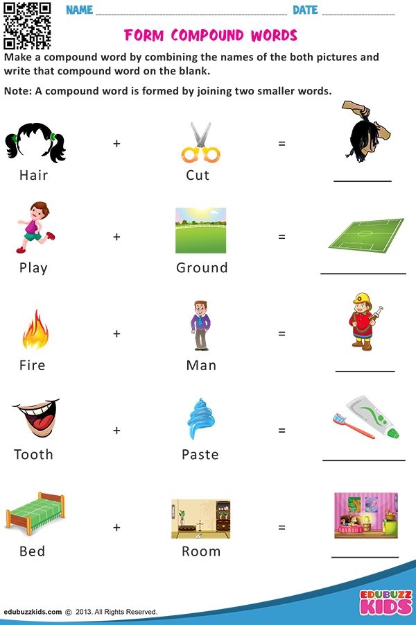 Compound Word Printable Games Kevin V Ward