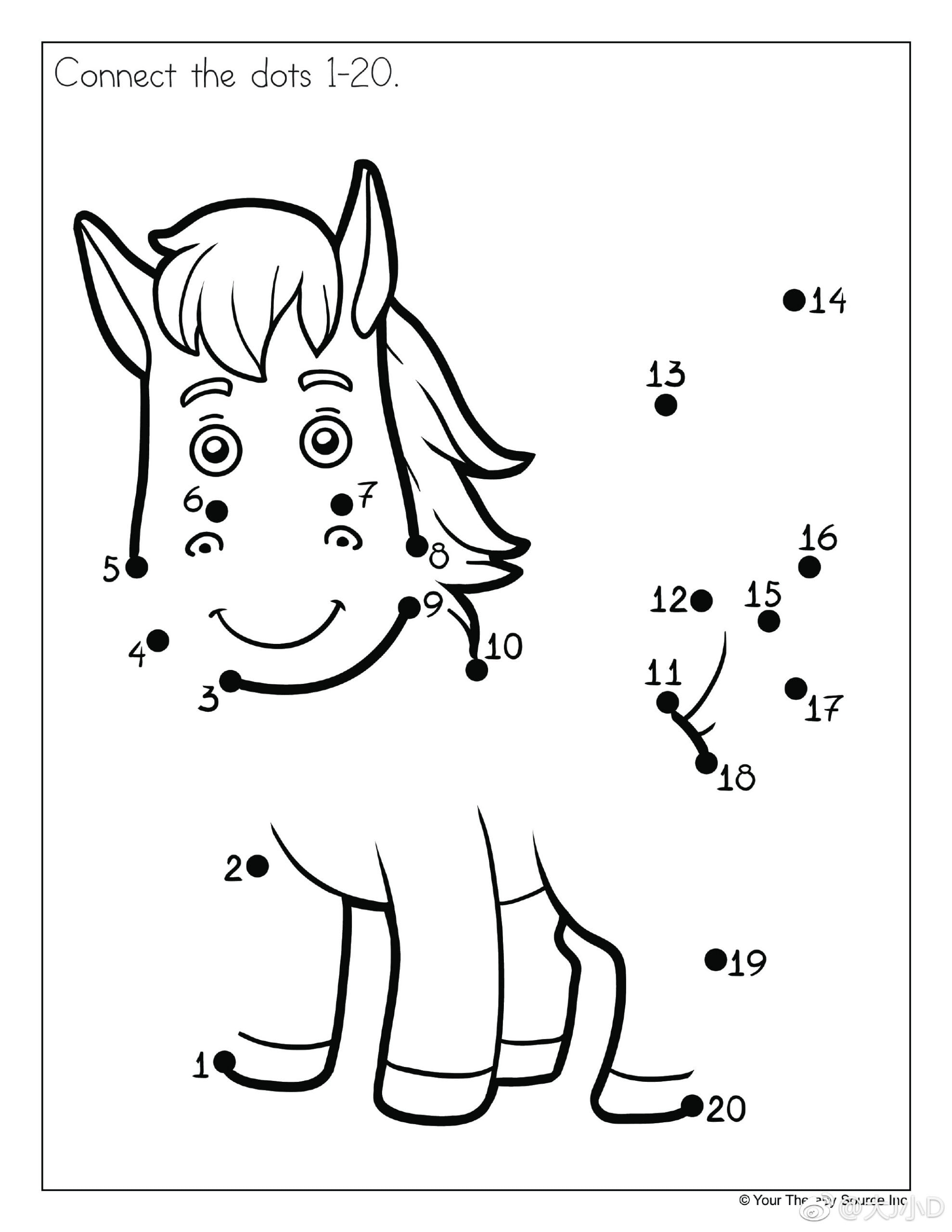 connect the dots numbers worksheets