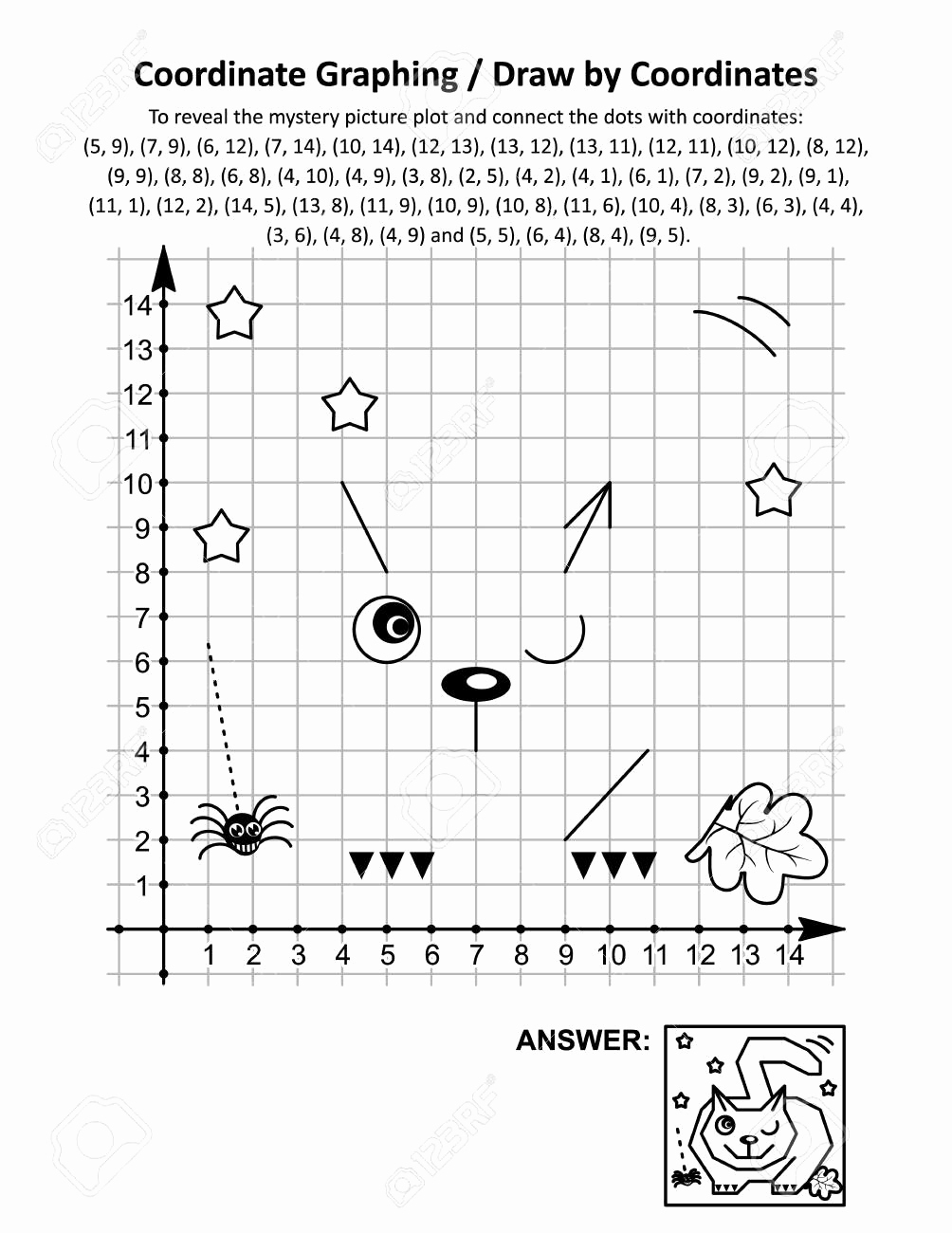 coordinate graphing pictures free printable