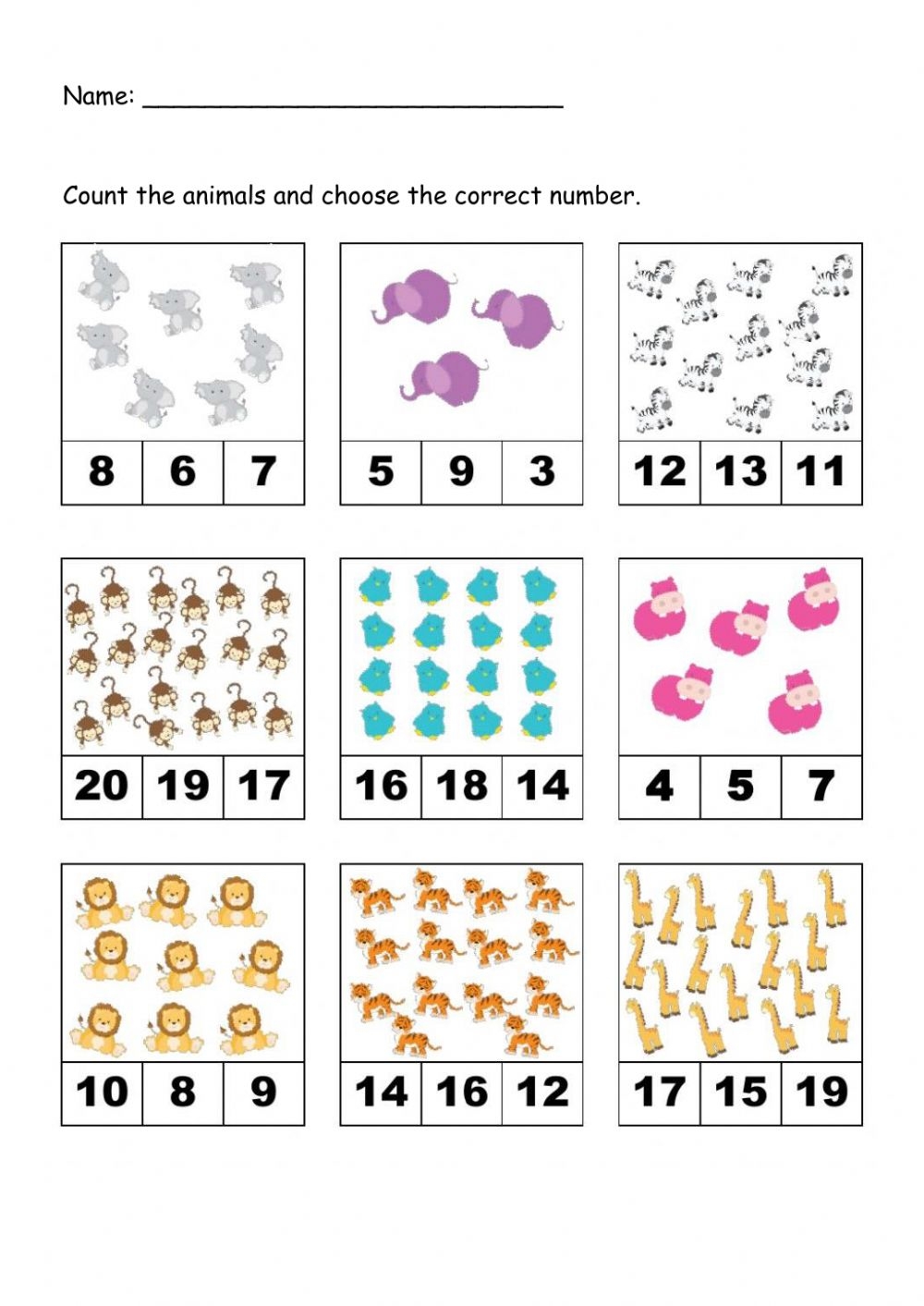 Counting Numbers 1 20 Worksheets WorksheetsCity