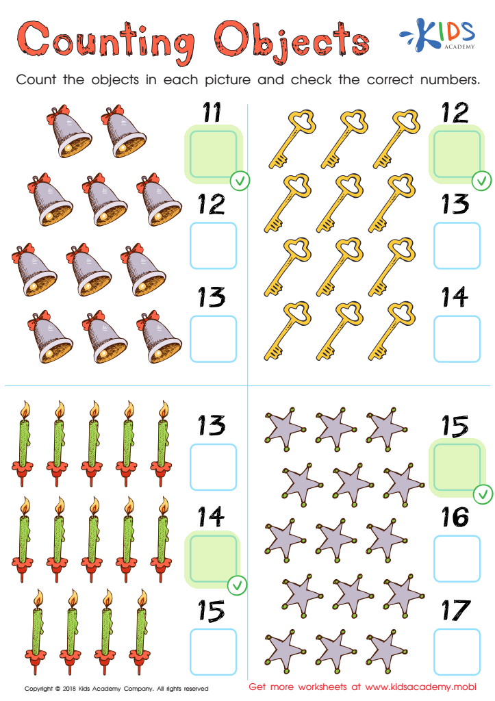 counting numbers worksheet