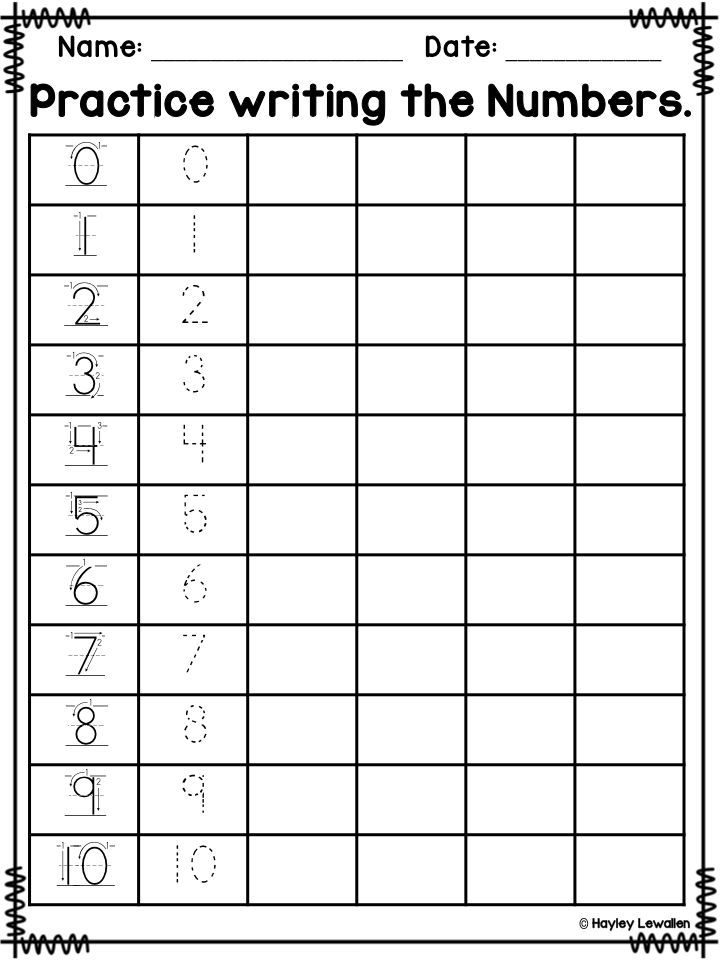 Counting Worksheets For Numbers 0 20 What Is Included 20 Worksheets To
