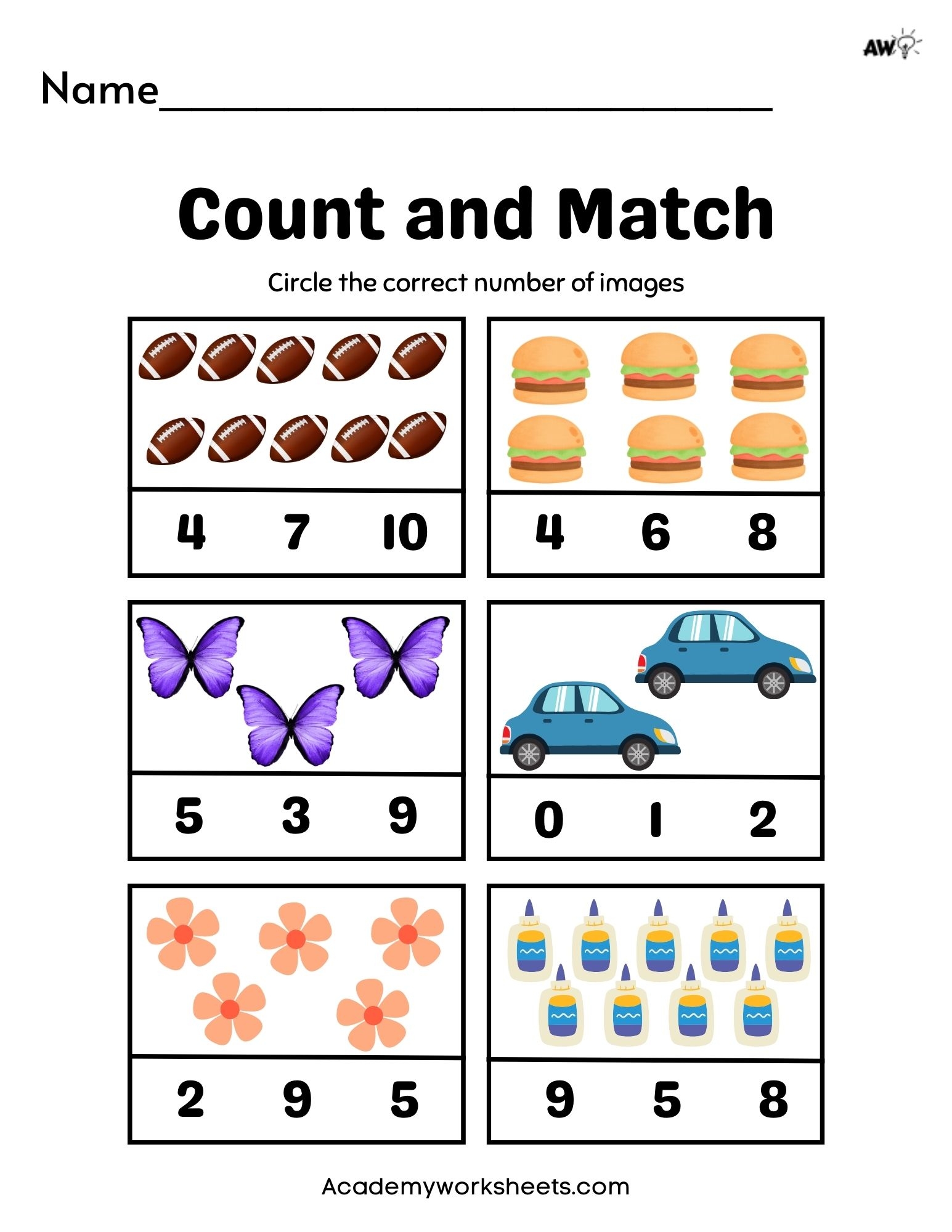 Counting Worksheets Kindergarten Math Worksheets Worksheets Library