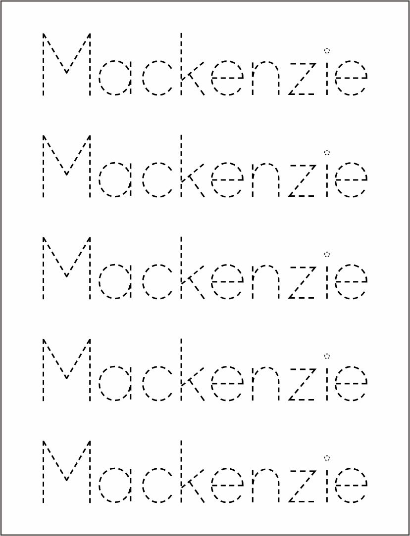 Create Printables Name Tracing Name Tracing Generator