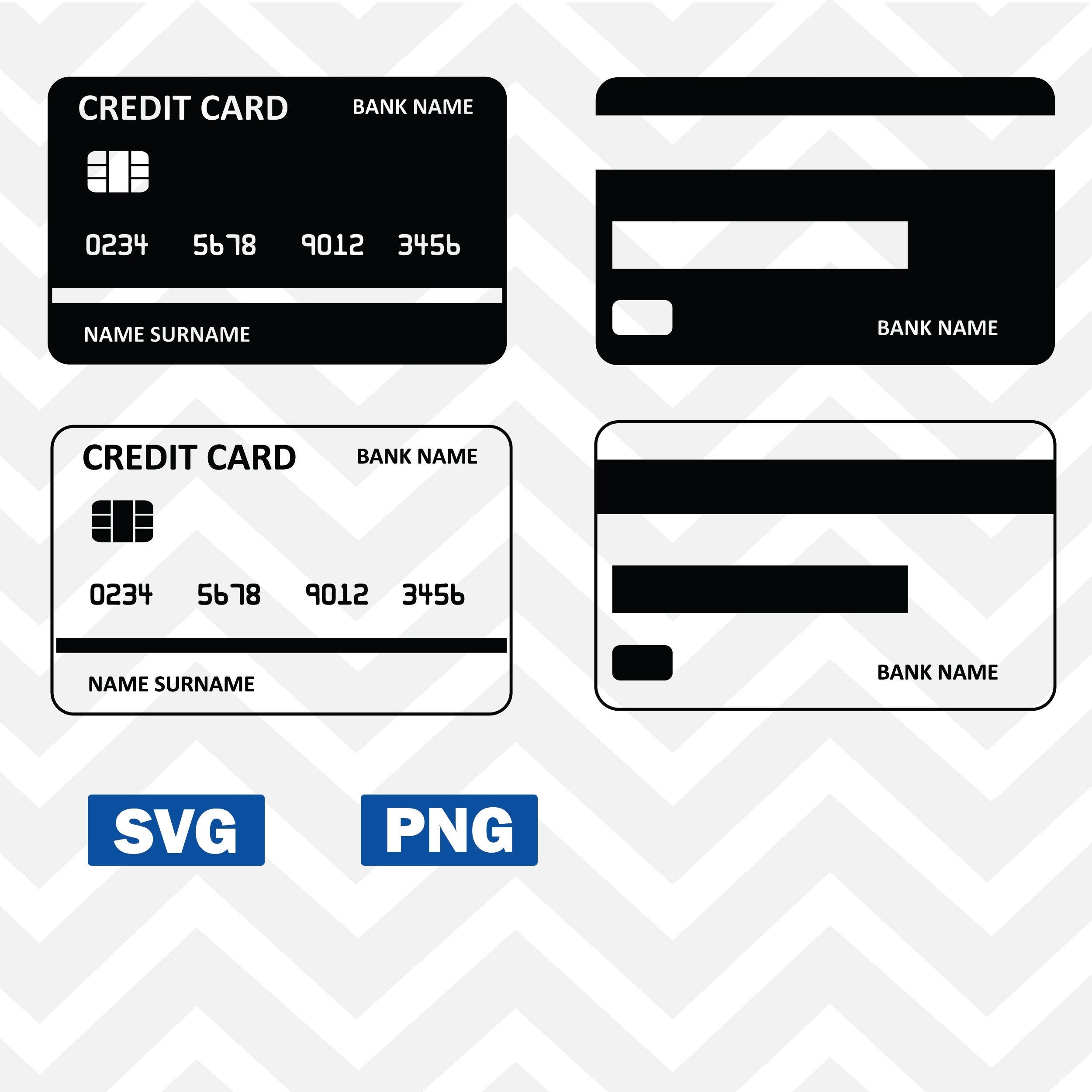credit card skin template free printable