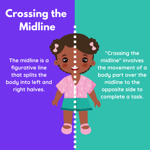 midline crossing activities for preschoolers printable