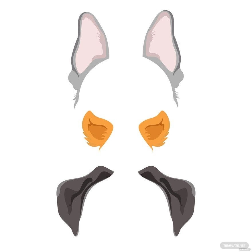 Cut Out Printable Dog Ears Template Free Printable