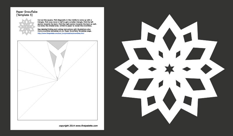 Cut Out Snowflake Template Printable Printable Templates