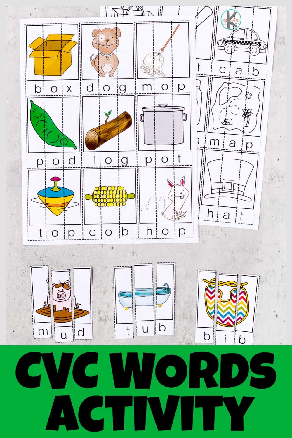 free printable cvc games