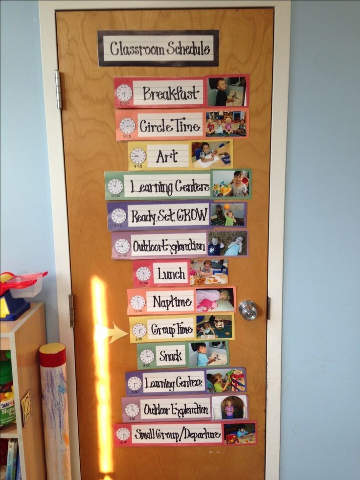 Daily Schedule For Preschool Classroom With Pictures Gertyfb