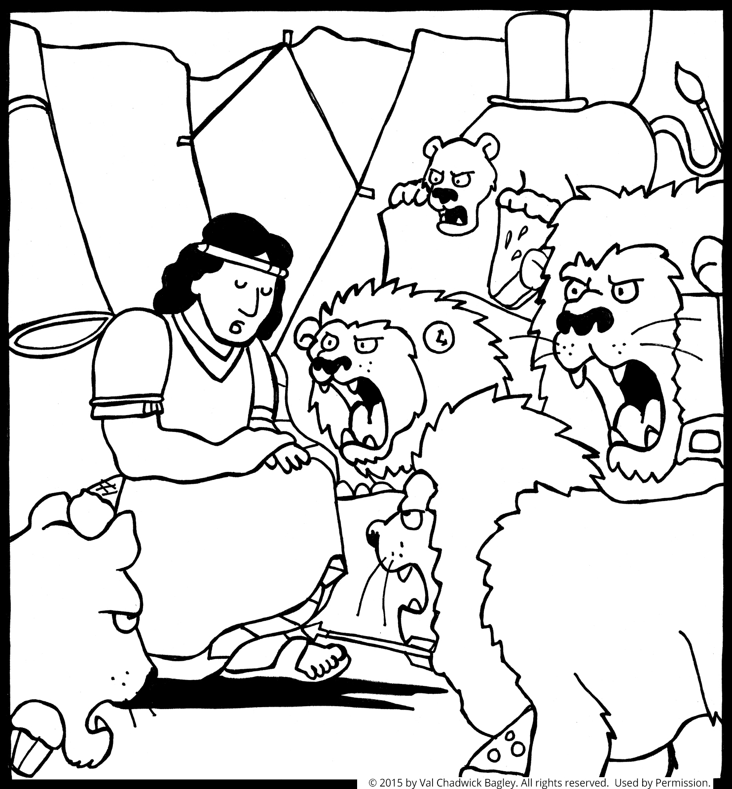 can lions see color