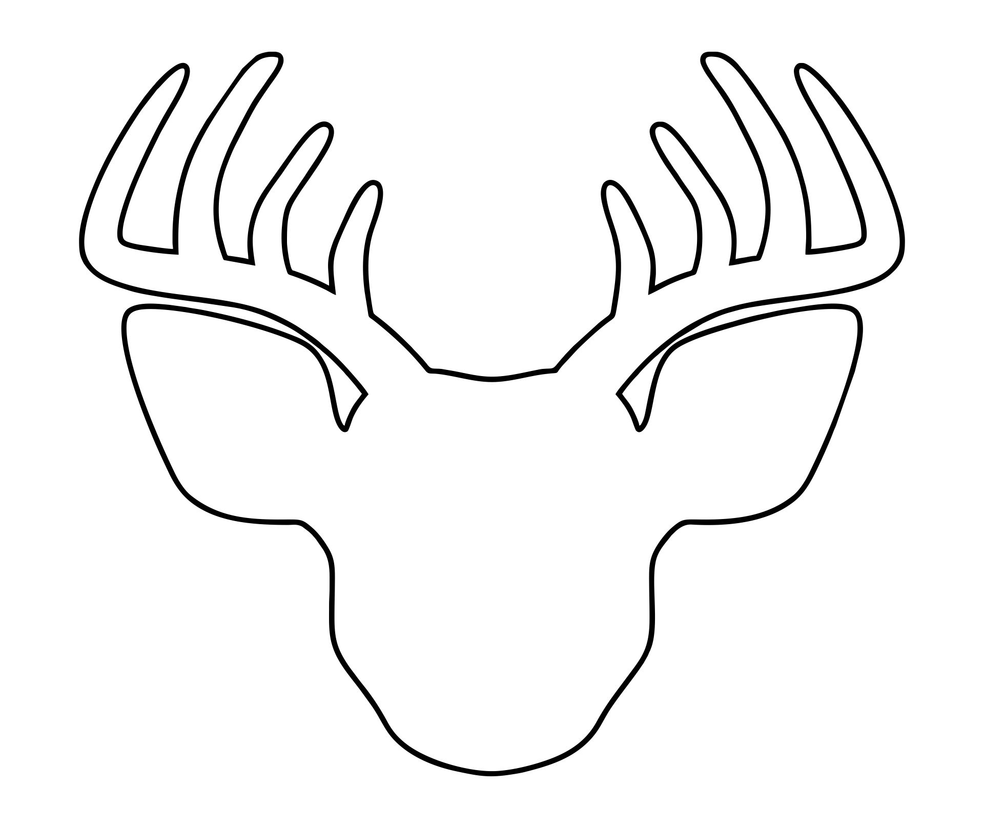 printable pictures of deer