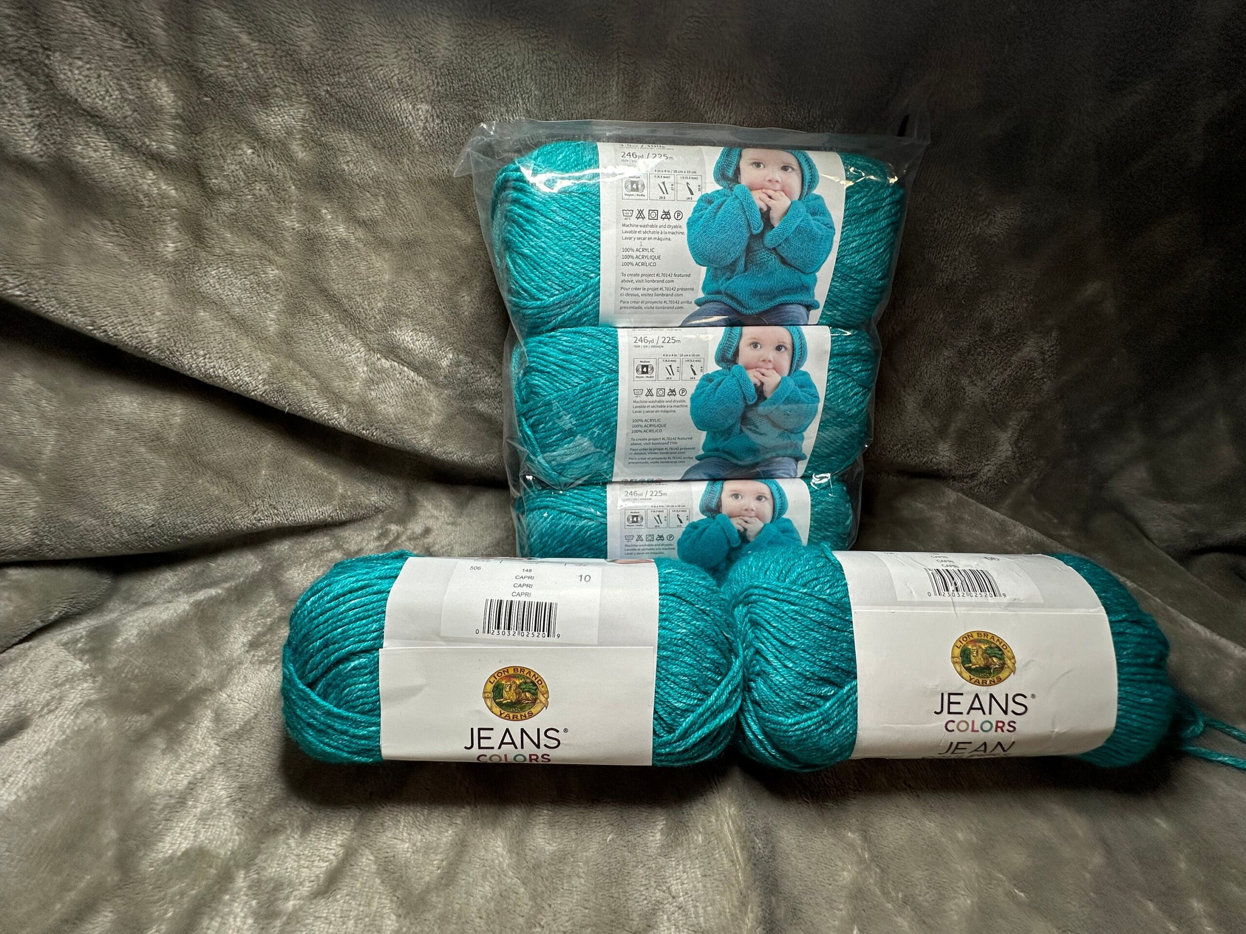 lion brand jeans colors yarn