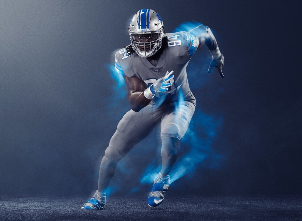 Detroit Lions Color Rush Jersey FREE PNG Logos