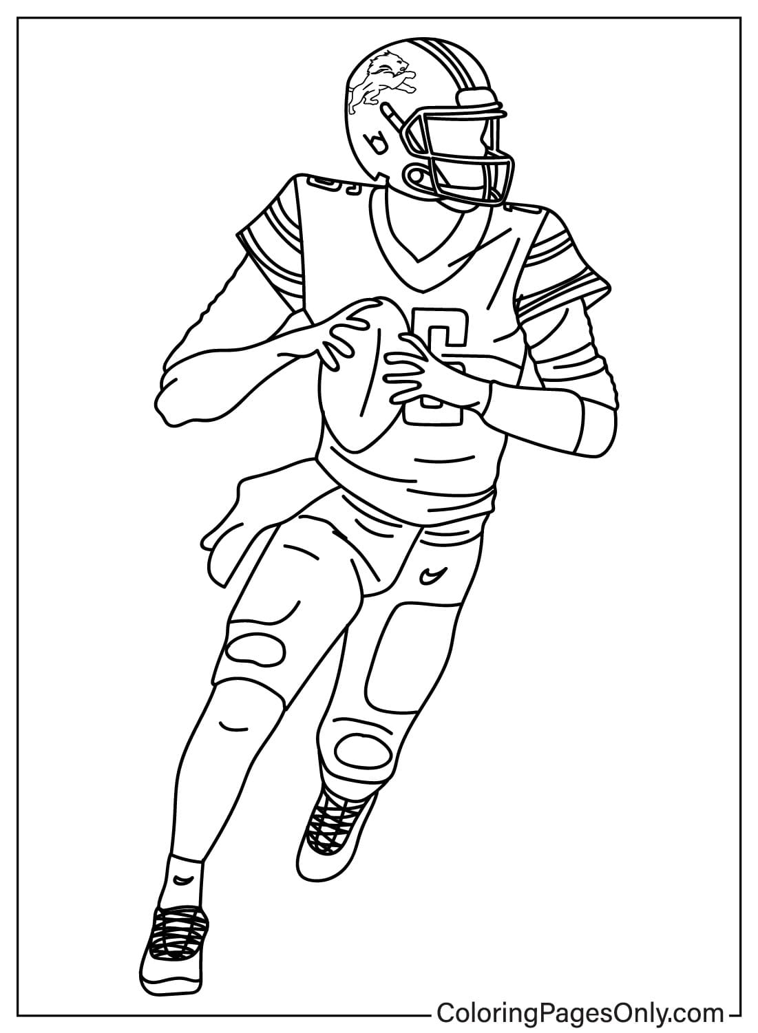 Detroit Lions Coloring Page Free Free Printable Coloring Pages
