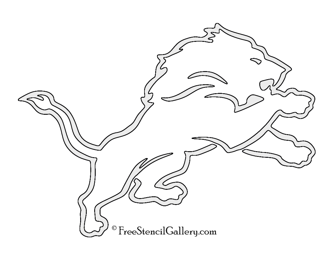 Detroit Lions Coloring Pages Learny Kids