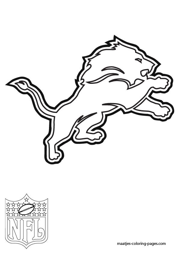 Detroit Lions Coloring Pages