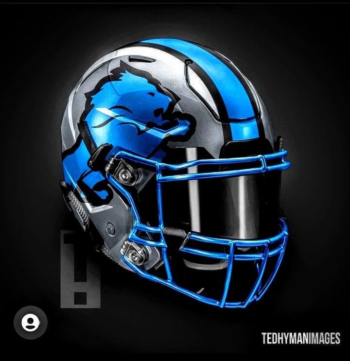 Detroit Lions Football Helmet