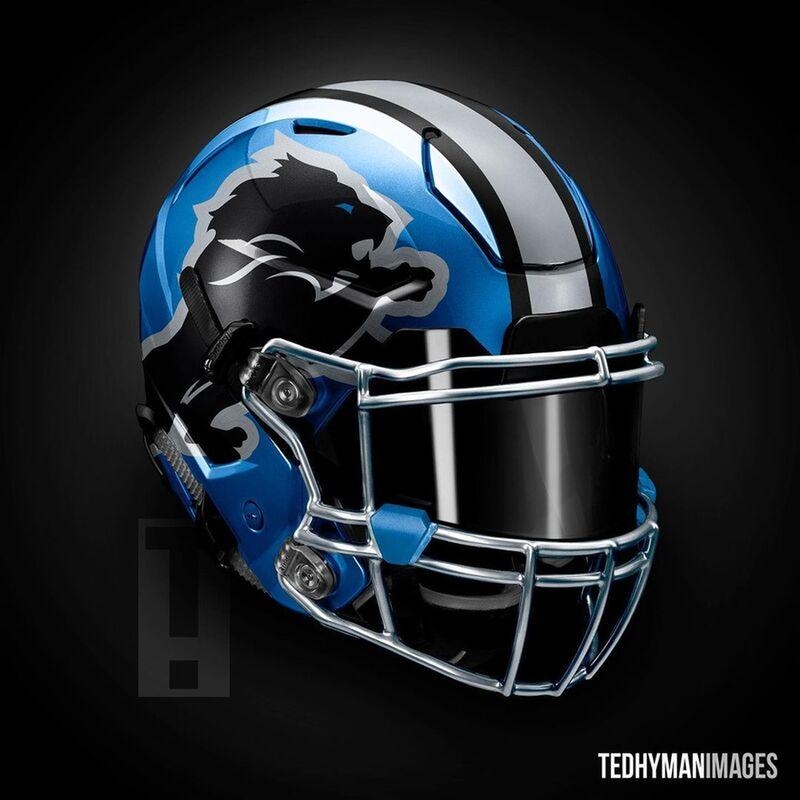 Detroit Lions Helmet Makeover Features New Logo Photo Detroit 