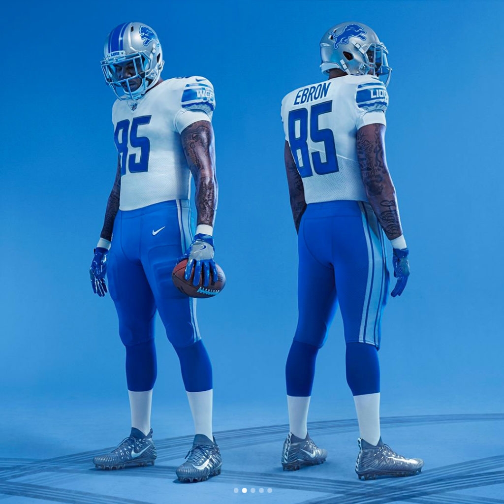 Detroit Lions Jersey 2024 White Shawn Lulita