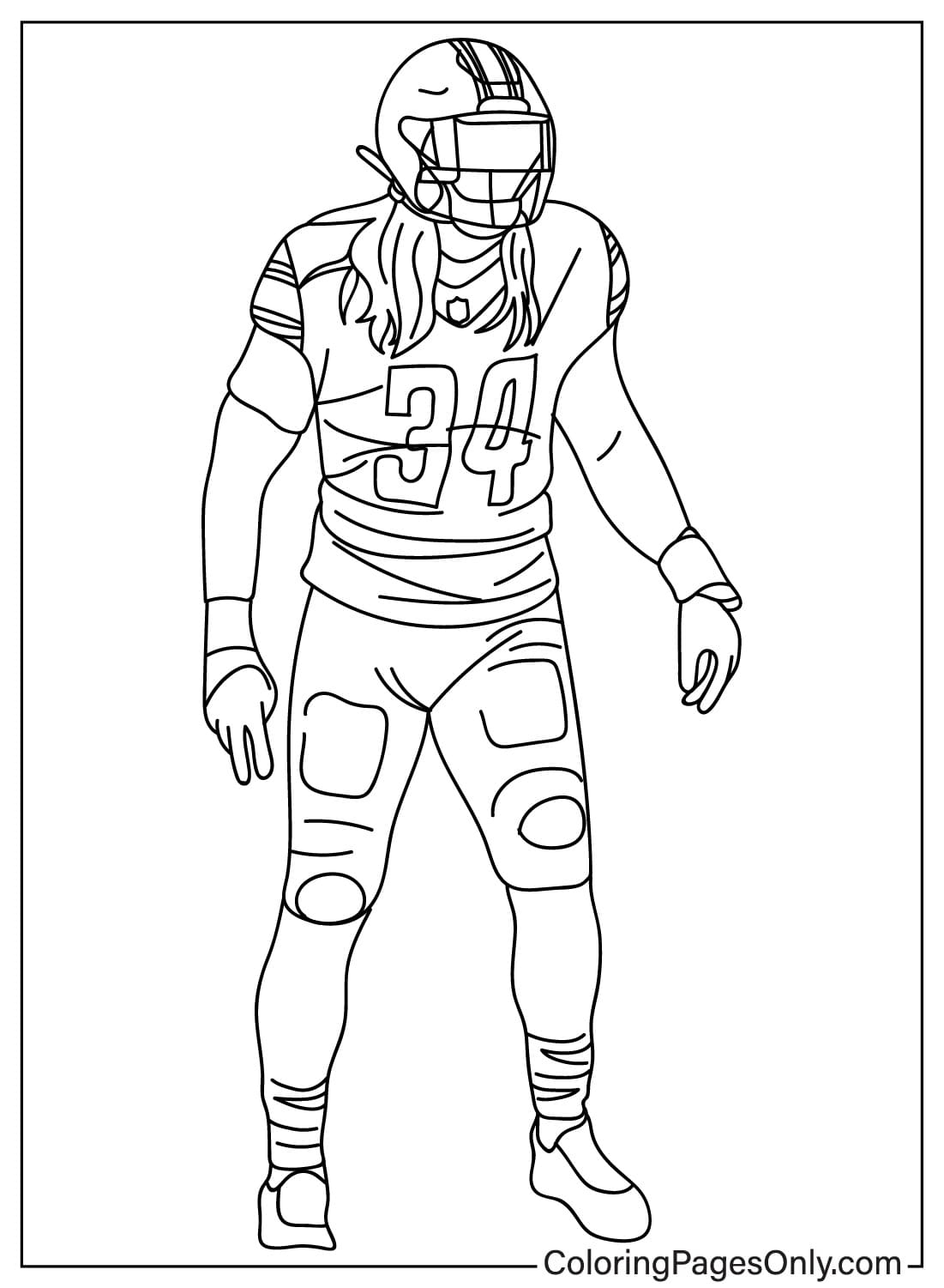 detroit lions logo coloring page