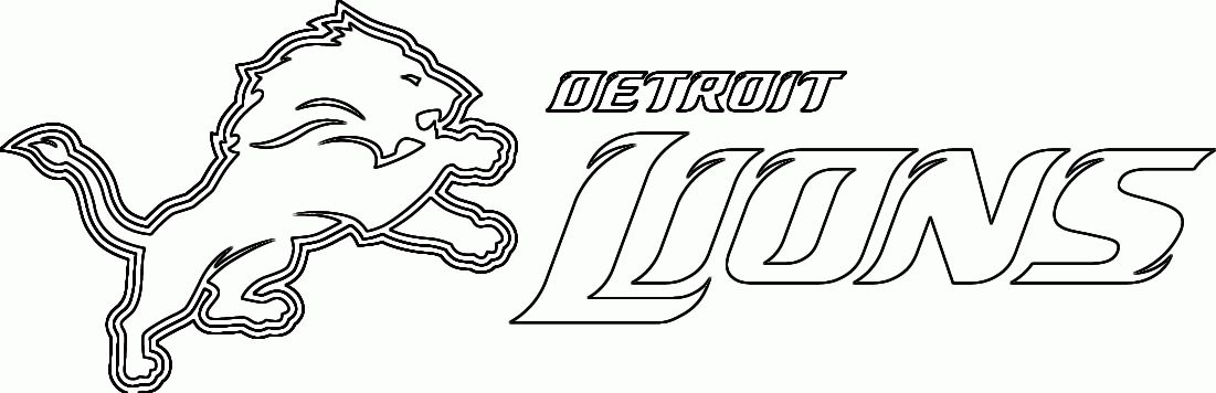 Detroit Lions Logo Pictures Coloring Home
