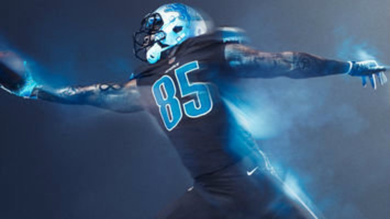 Detroit Lions Unveil New 39 Color Rush 39 Jersey