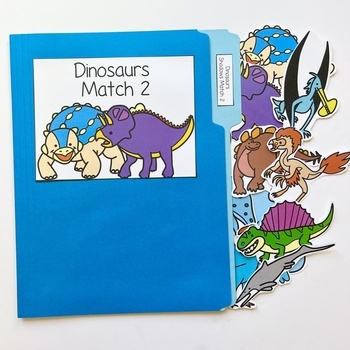 free printable dinosaur file folder games