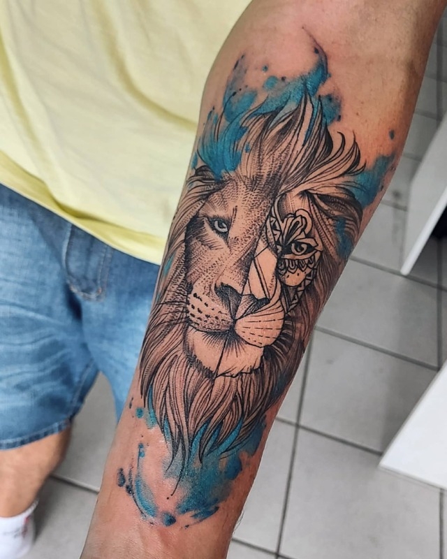 Discover 94 About Forearm Lion Tattoo Designs Unmissable 