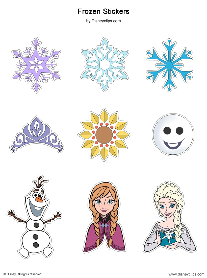 printable pictures from frozen