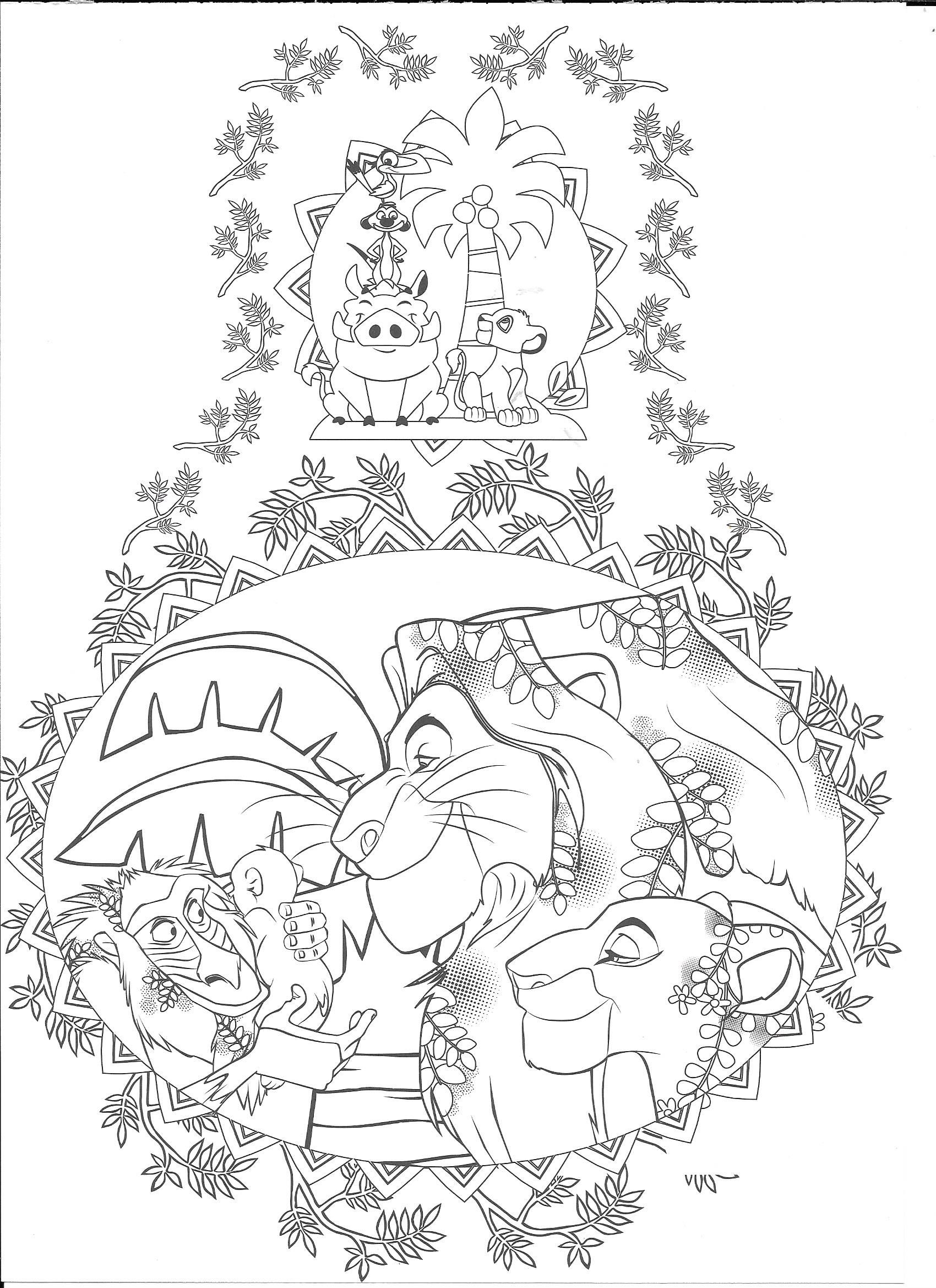 Disney Lion King Coloring Book Coloring Pages