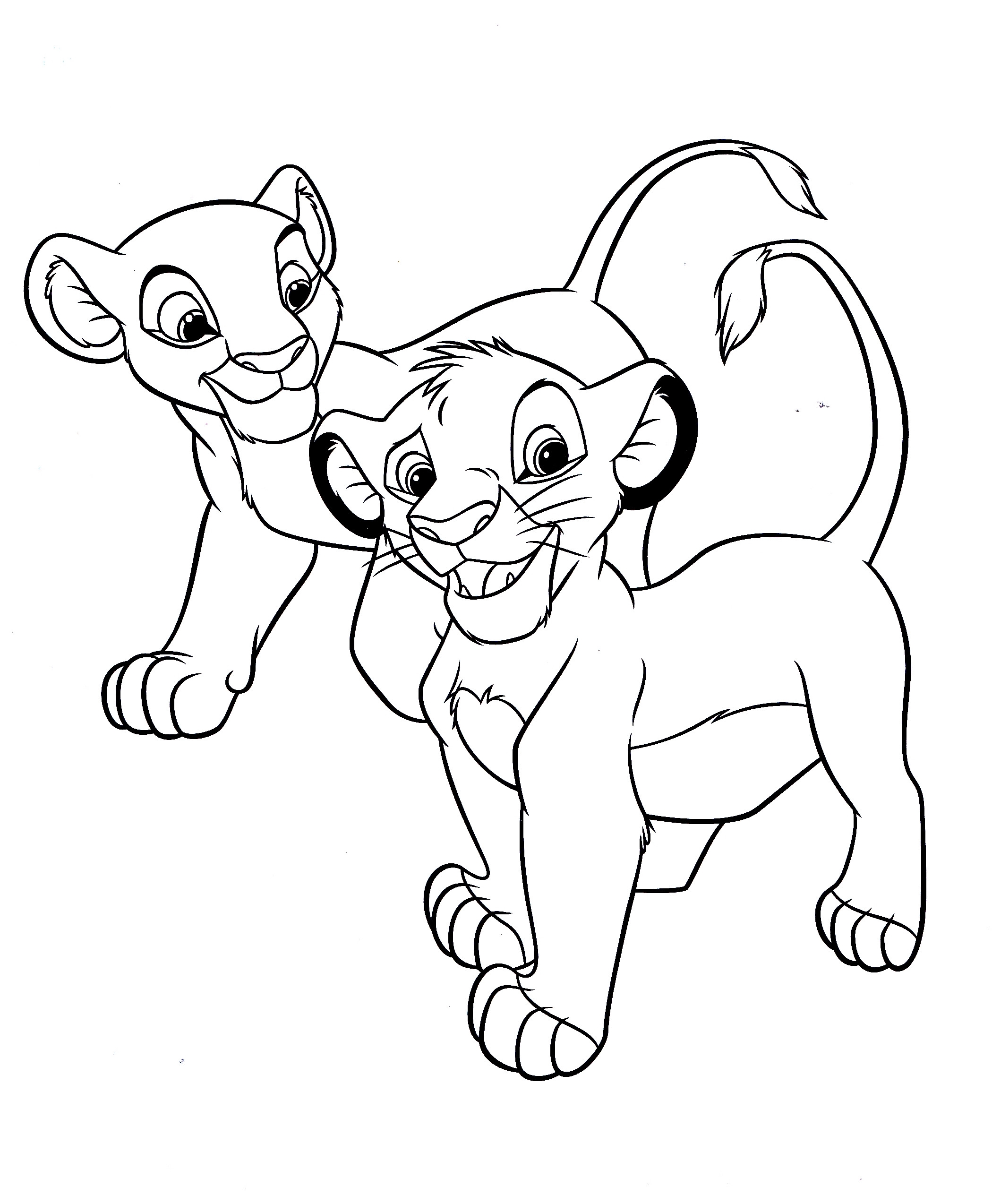 the lion king coloring book